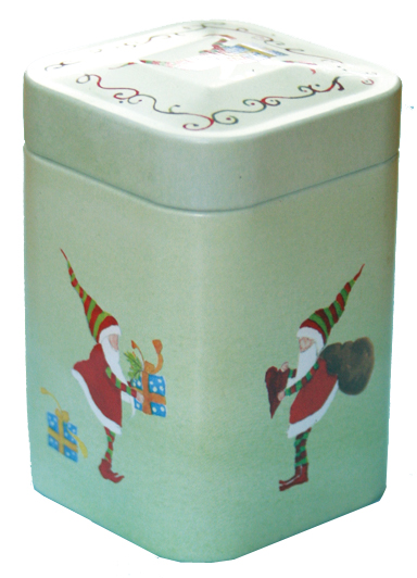 クリスマス紅茶缶・サンタヘルパー